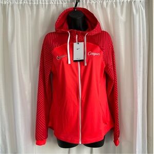 New NIKE Jacket Sm Orange Football Soccer Hoodie